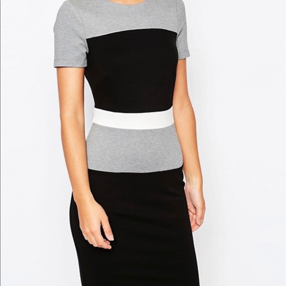 French connection color block dress - Picture 3 of 5